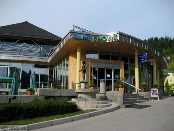 Entrance into Terme Snovik