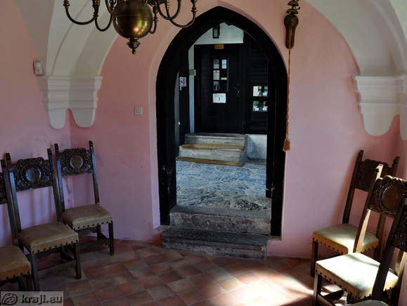Exit from the Castle Chapel at the entrance into the Bogensperk Castle