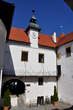 Castle Courtyard - East part of the castle with the small tower 