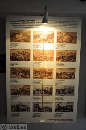 Copper engraving from the Valvasor's topography