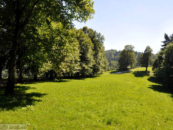 Pogled na grajski park Pogled na grajski park