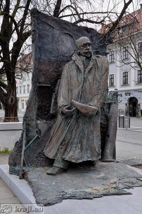 Ljubljana - Denkmal für Ivan Hribar