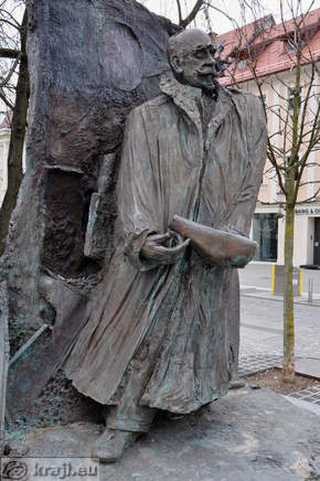 Ljubljana - Denkmal für Ivan Hribar