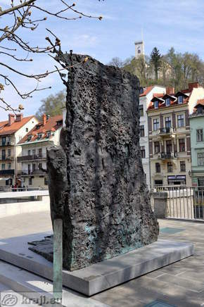 Ljubljana - Denkmal für Ivan Hribar