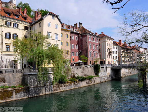Cankarjevo nabrežje do Šuštarskega mostu