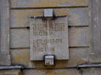 Gosposka ulica Street - Memorial plate - Fallen partisan composers 
