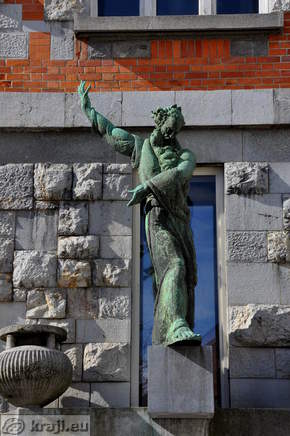 National- und Universitätsbibliothek - Moses Statue