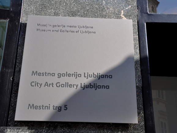 Information board - City Art Gallery