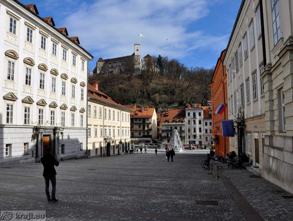 Novi trg in Ljubljanski grad