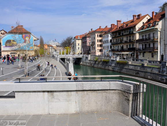 Novi trg, Šuštarski most in Gallusovo nabrežje