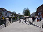 Novi trg (New Square) - Promenada along the Ljubljanica River 