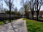 Obzidje in park - Križanke - Park 