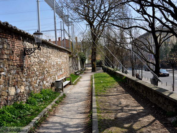 Small park by Krizanke