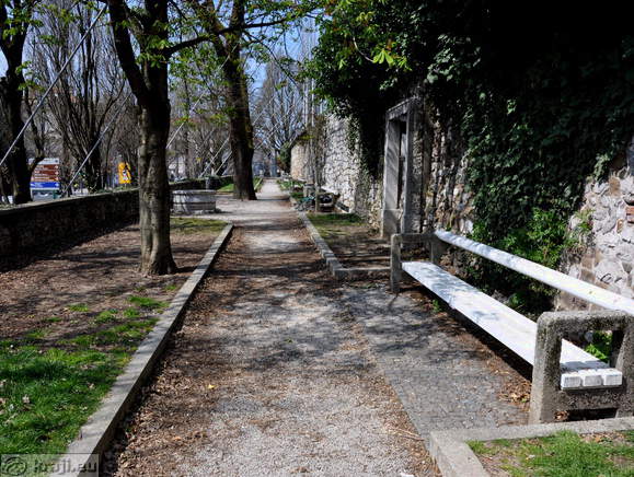 Park between Zoisova cesta and Krizanke