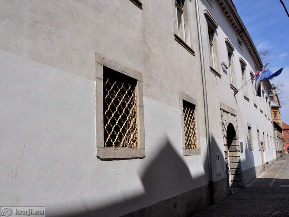 Monastery of the Order of Teutonic Knights in the direction of Trg francoske revolucije square