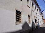 Central part of the former Monastery of the Order of Teutonic Knights - Monastery of the Order of Teutonic Knights in the direction of Trg francoske revolucije square 