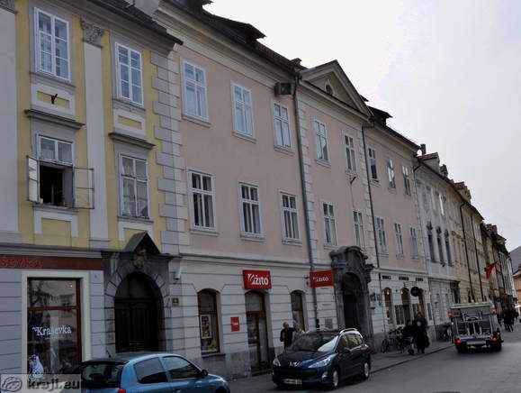 Former Court Hospital on Vodnikov trg Square
