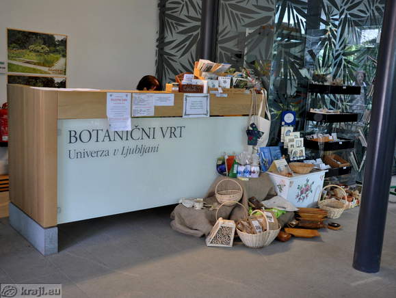 Tropical Glasshouse <br> Selling tickets, information, souvernirs, etc.