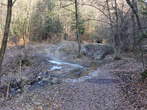 Vrh Staneta Kosca - Rasica - Path over brook to the Vrh Staneta Kosca 