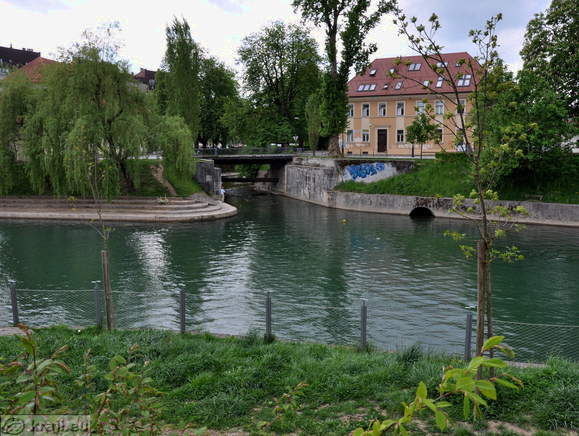 Ljubljana - Izliv Gradaščice v Ljubljanico