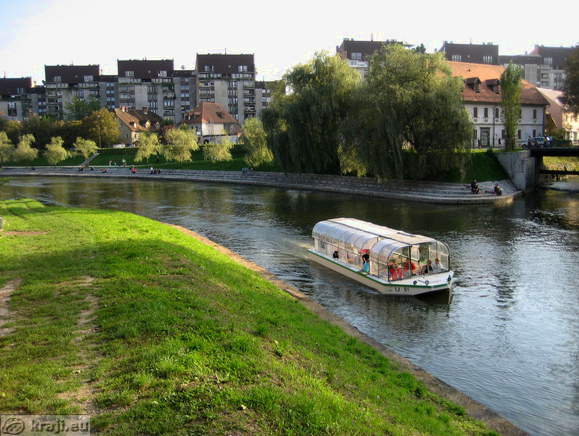 Izliv Gradaščice v Ljubljanico