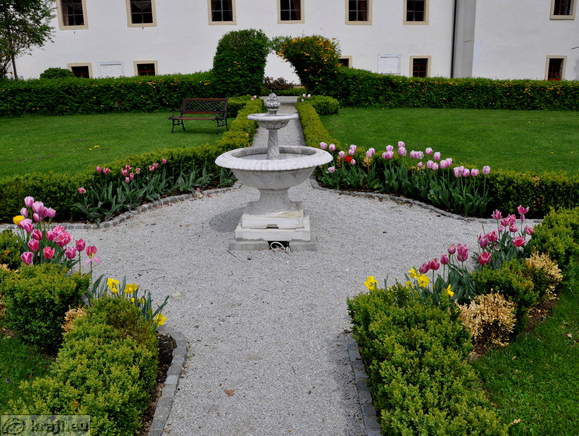 The centre of the park