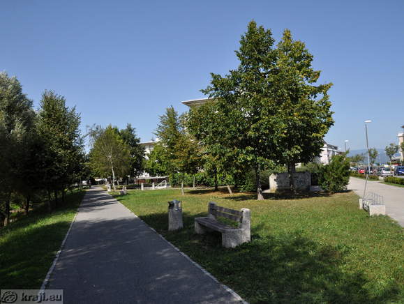 Start of the promenade