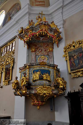 Cerkev sv. Petra <br> Prižnica