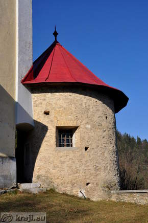 Small tower near the church
