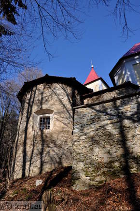 Tower and walls of the Church of Saint Giles