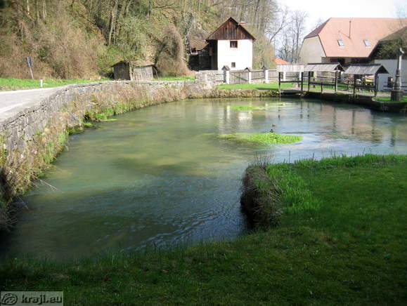 Ljubljanica spring at Bistra Charterhouse