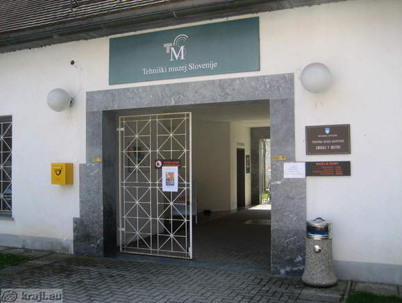 Entrance into the Technical museum of Slovenia in Bistra