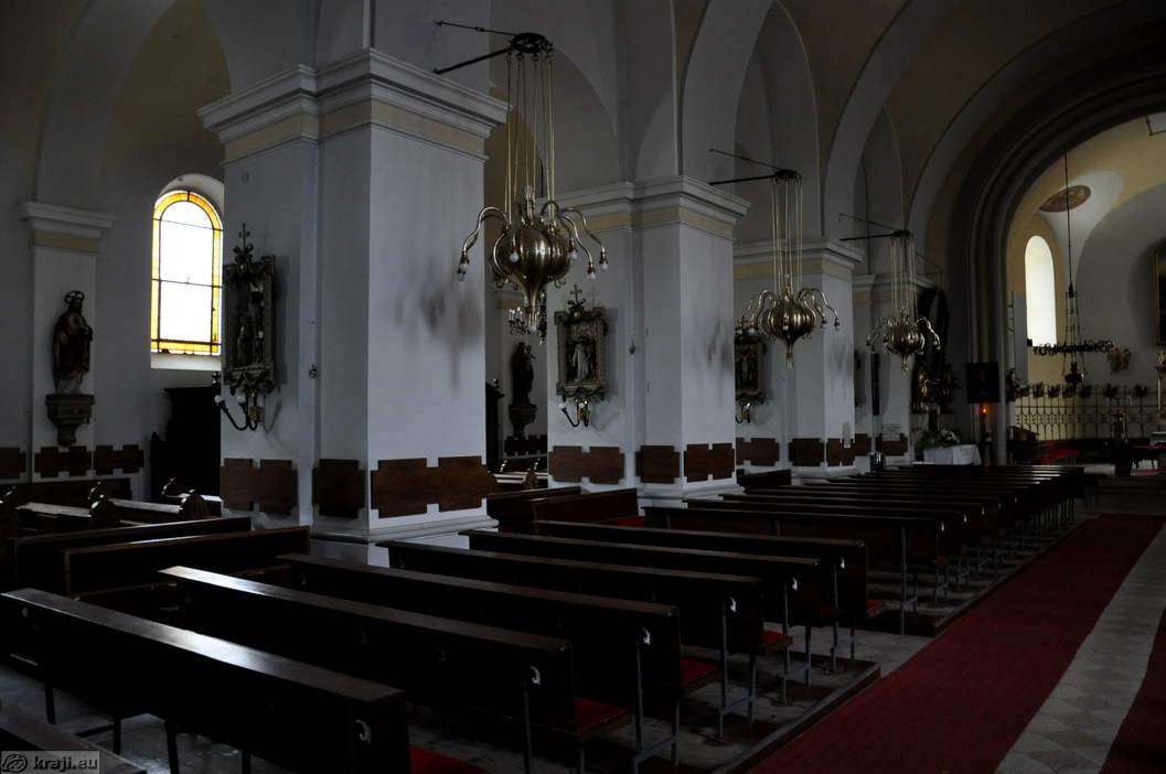 Interior of the church in Beltinci