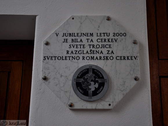 Spominska plošča - Stoletna romarska cerkev