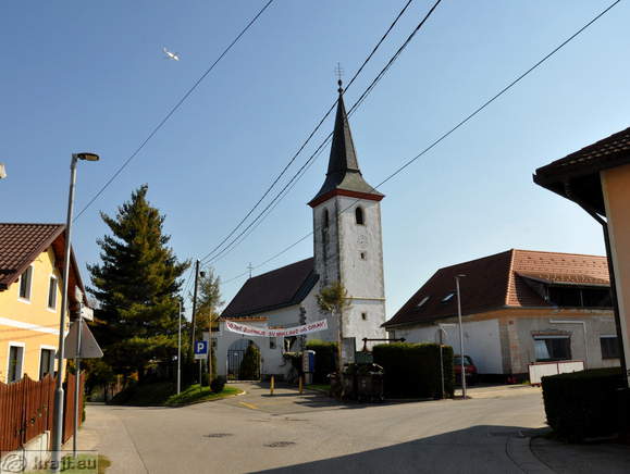 Church of St. Nicholas <br> Church of St. Nicholas at the end of the old village centre of Miklavz na Dravskem polju