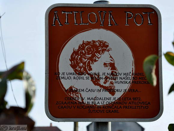 Atil's Trail - Information board