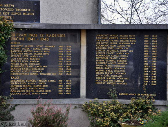 Kapelski vrh - Denkmal für den Nationalen Befreiungskrieg