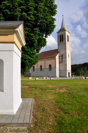 View of the church in Markovci