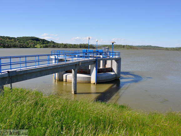 Outflow from the Ledava Lake