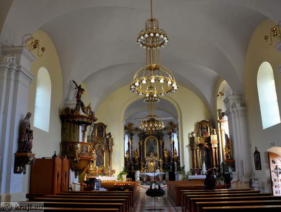 Cerkev sv. Katarine - Notranjost