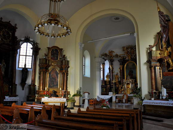 Notranjost cerkve sv. Katarine