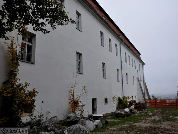 North side of the castle