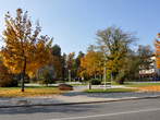 Ljutomer - Prešernova ulica <br> Park v Ljutomerju 