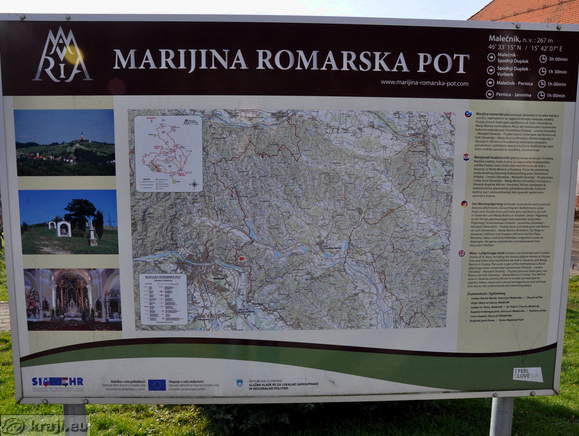 Marijina romarska pot - Malečnik, n.v. 267 m