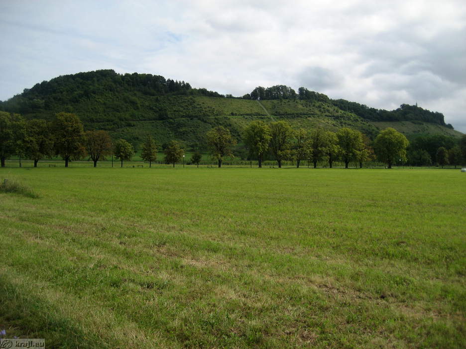 View of Kalvarija from the meadow near Angels