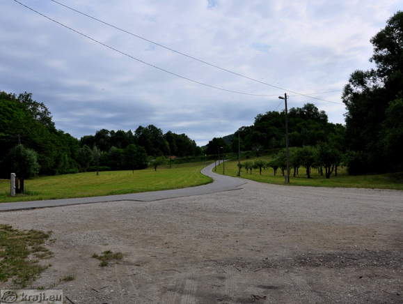 Road to Koblar's Bay in the direction to the road Maribor - Dravograd