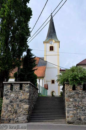 View of the Church of St. Magdalena from Pobreska cesta View of the Church of St. Magdalena from Pobreska cesta