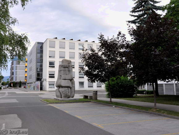 Sculpture near school
