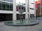 Trg Leona Stuklja (Leon Stukelj Square) - Fountain in front of NKBM 
