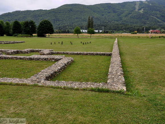 Maribor - Villa rustica und slawische Grab